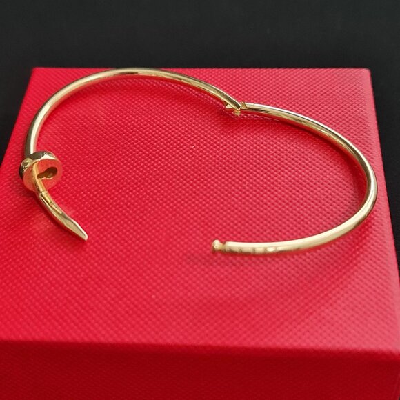 18k gold bangle - Nail cuff bangle - Pics part 1 - Picture 5 of 16